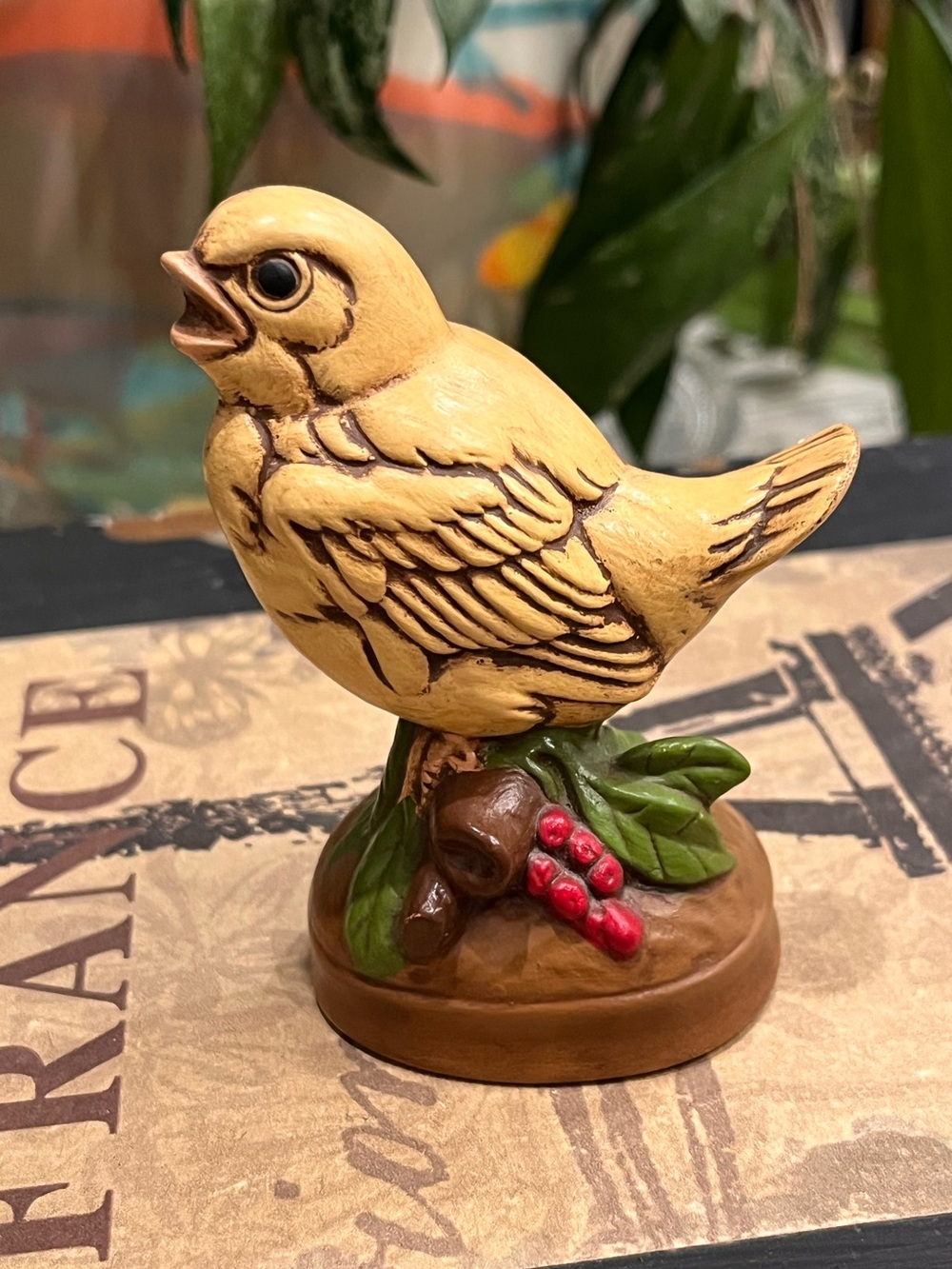 Shelf decor Vintage Bird Figurine